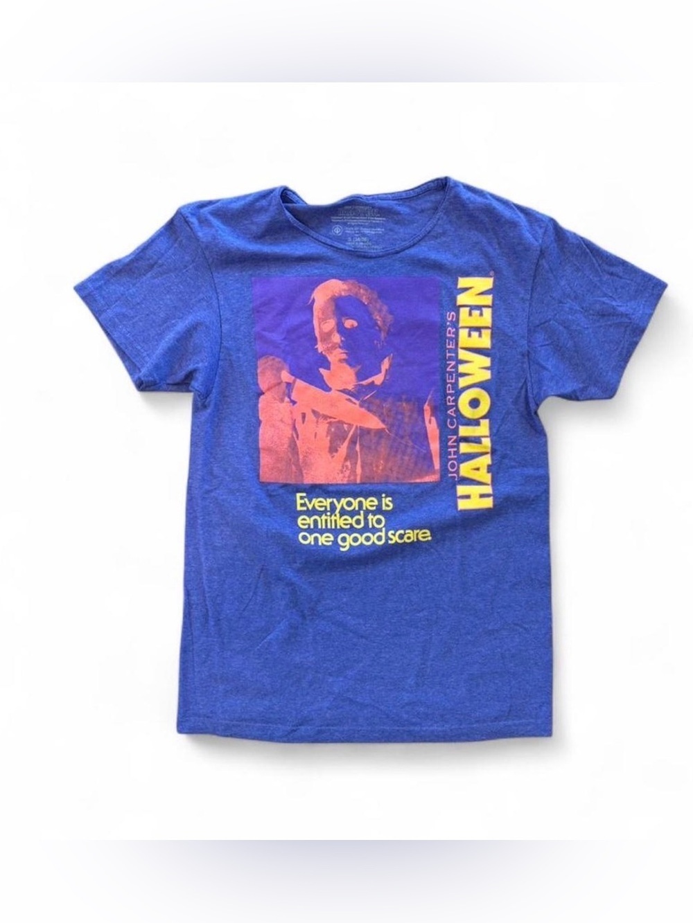 Halloween Michael Myers T-Shirt Shirt Purple Horror Movie John Carpenter Unisex